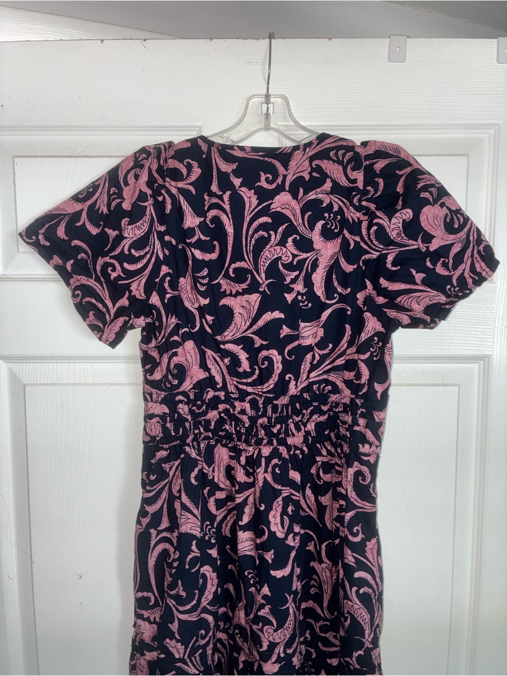 Anthropologie Somerset Pink and Navy Maxi Dress Size Small - Picture 7 of 8